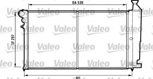 VALEO 731557 Radiator, engine cooling